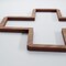 Ekena Millwork Extra Small Fowler Decorative Fretwork Wood Wall Panels, Walnut, 7 3/8"W x 7 3/8"H x 3/8"T WALW08X08X0375FLRWA - alternate 2